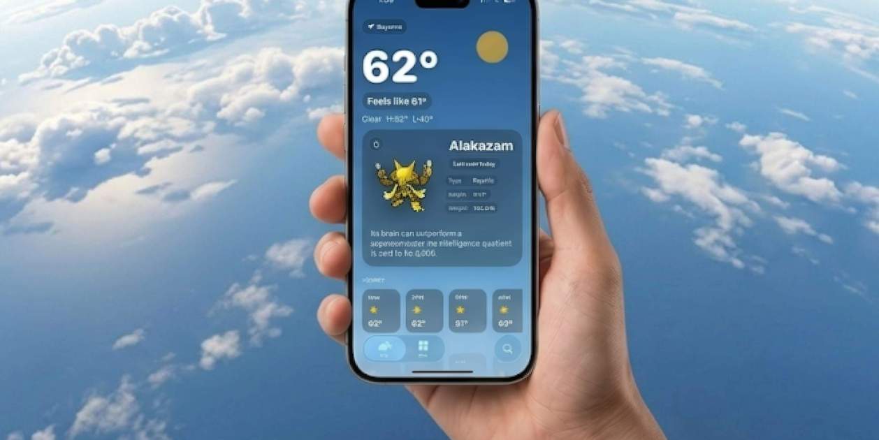 Si eres fan de Pokémon, tienes que descargar esta app del tiempo