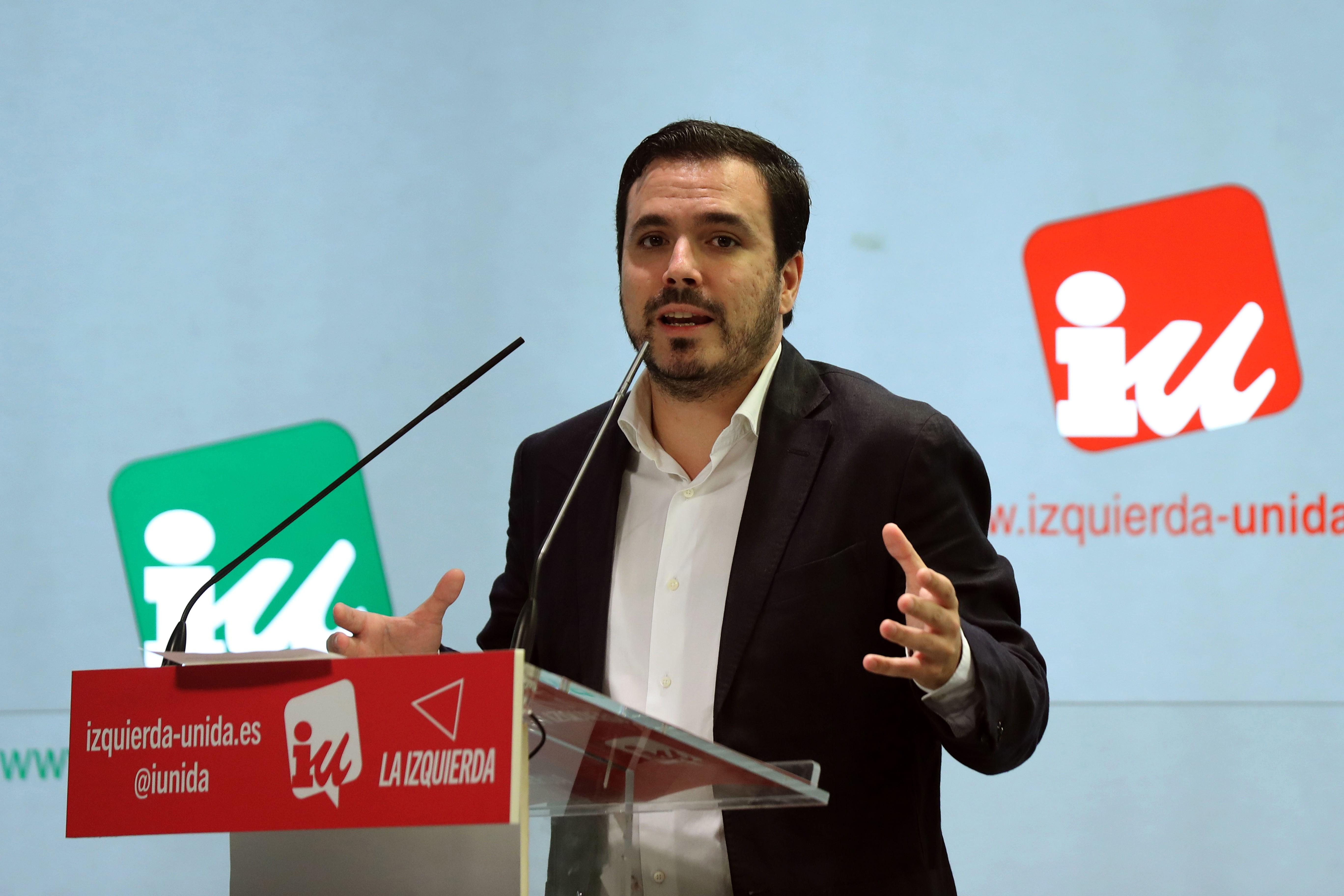 IU gira a la derecha: Garzón acepta ahora pactar con Cs en Madrid