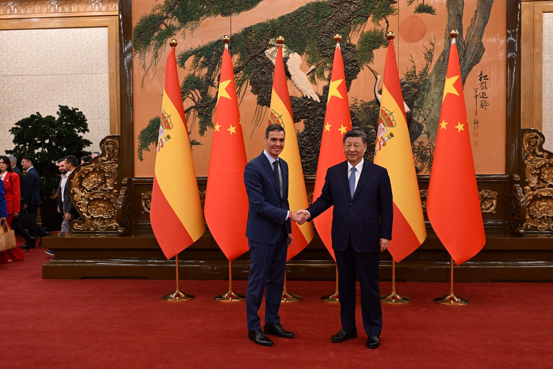 Xi destaca el papel internacional de Sánchez: “China y España están en el lado correcto de la historia”