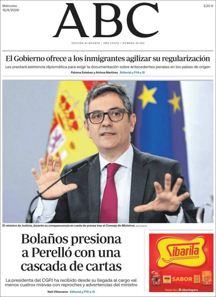 'ABC', 15 d'abril de 2026