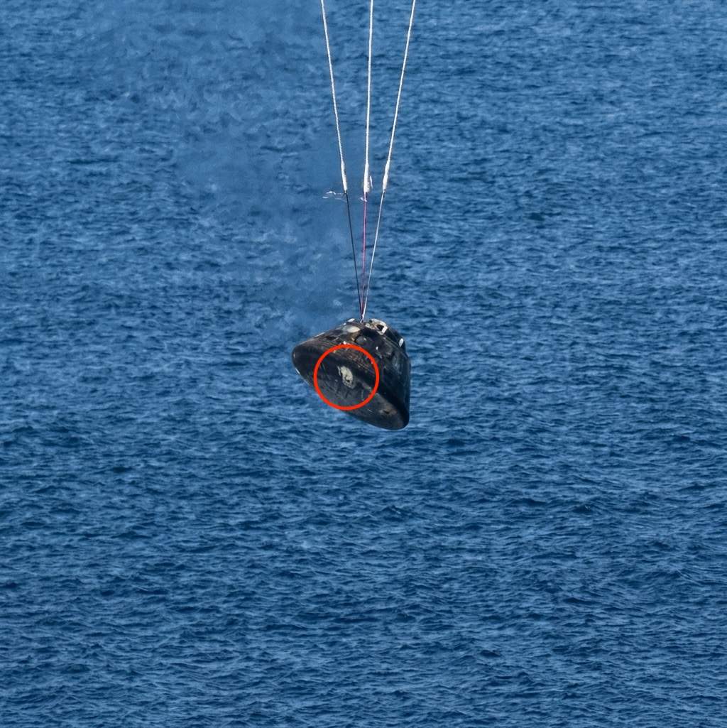 capsula orion reentrada