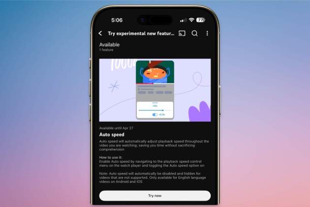 Velocidad automática en videos de YouTube a prueba Velocidad automática en videos de YouTube a prueba