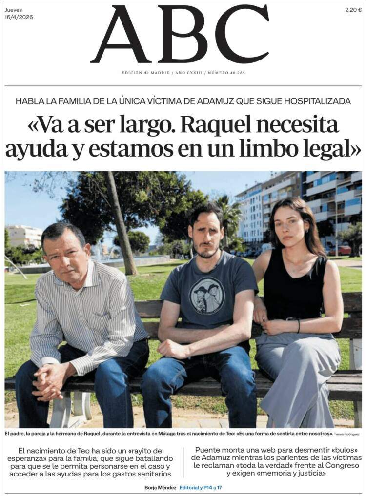 'ABC', 16 de abril de 2026