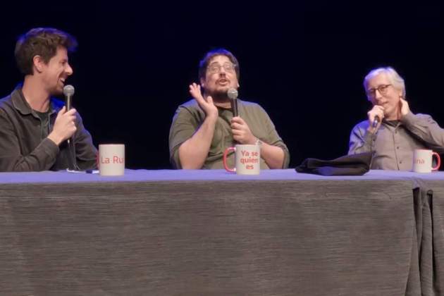 David Trueba, amb Ignasi Taltavull i Tomàs Fuentes a 'La Ruina'4