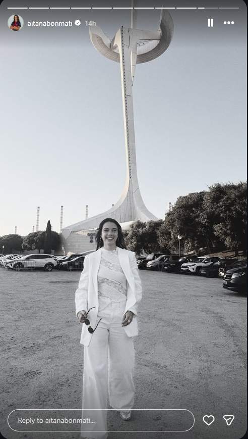 Aitana Bonmatí en el concierto de Rosalía / Instagram