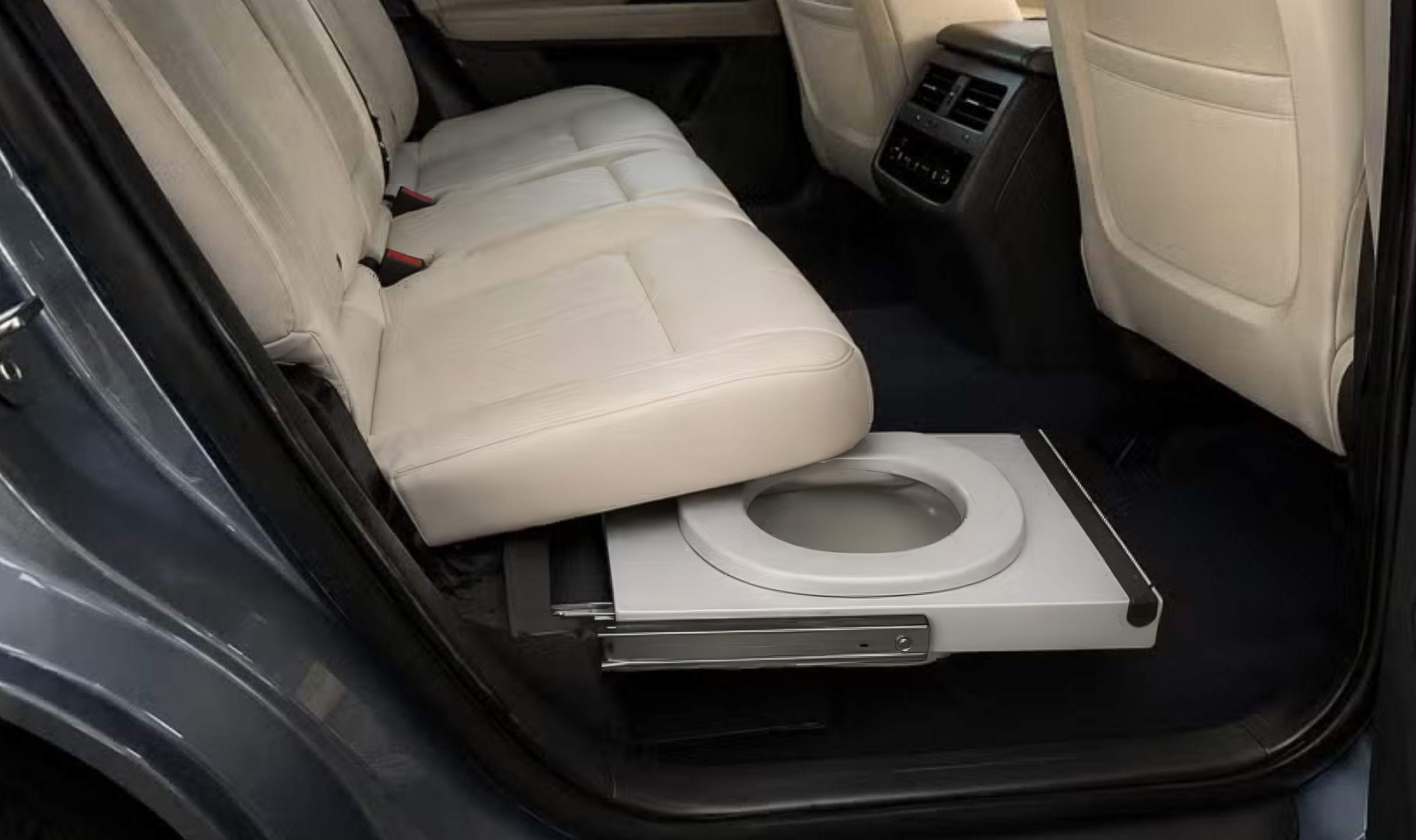 ¿Quién quiere conducción autónoma en un coche teniendo un retrete extraíble en el asiento?