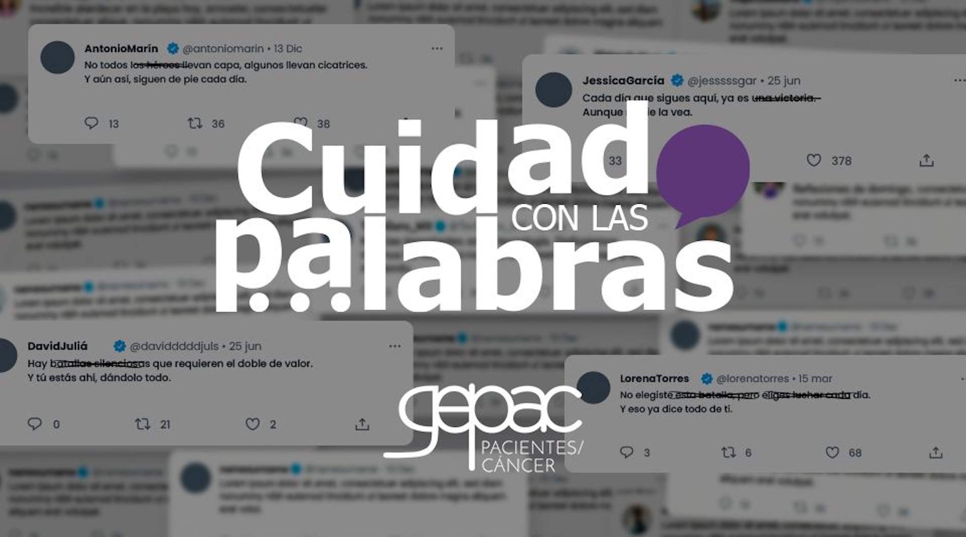 Gepac y BeOne Medicines impulsan una campaña para concienciar sobre el uso del lenguaje bélico en cáncer