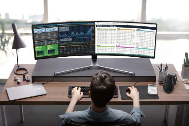 Samsung es líder en monitores curvos