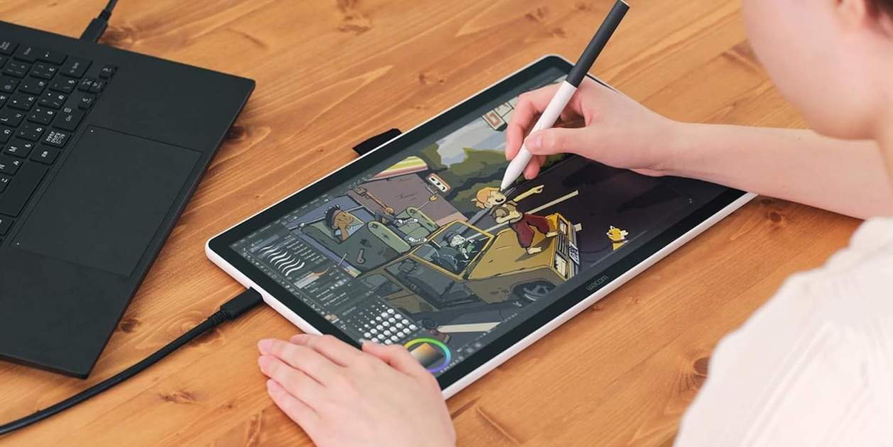 Esta tablet de Wacom de 14" con pantalla antirreflejos está de oferta en Amazon