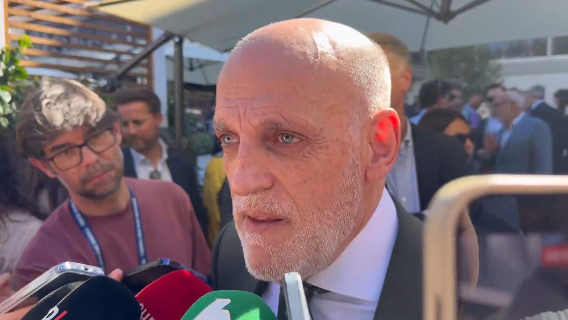 Tebas subraya en el Open Banc Sabadell la mejora económica del Barça con Laporta: "Está bastante mejor"