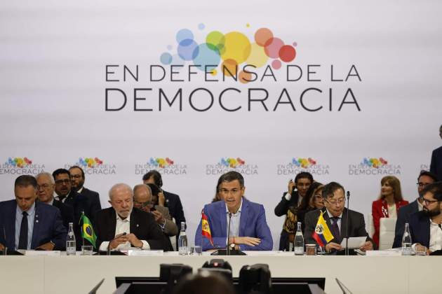 Lula, Sánchez y Petro en Barcelona / EFE