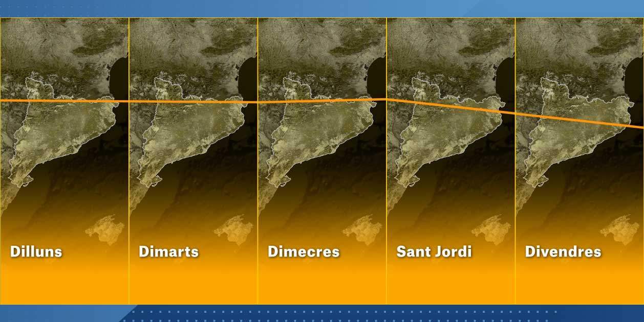 Mapa Catalunya semana 18-4