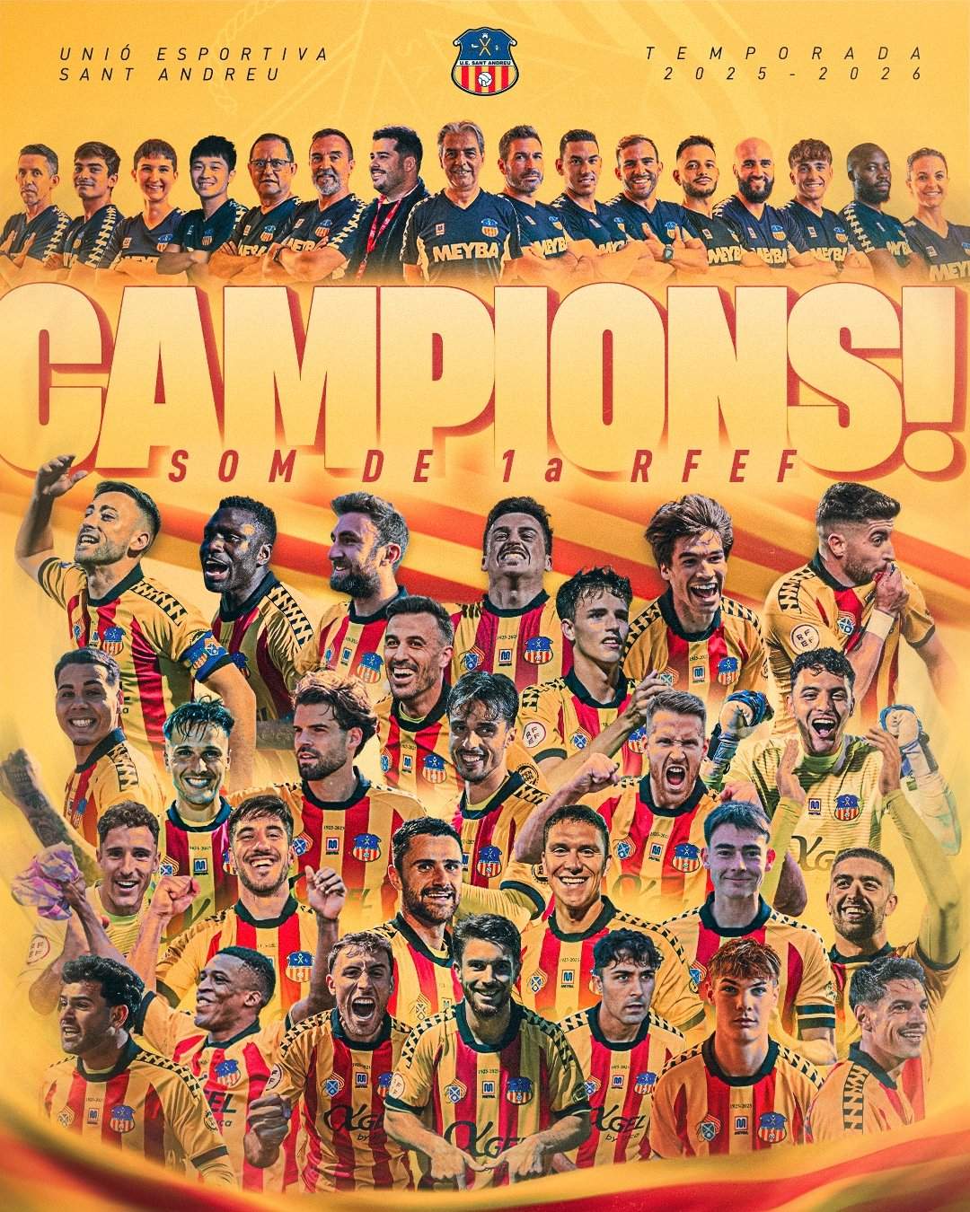 Un Sant Andreu eufórico tumba al Reus y completa un histórico ascenso a Primera RFEF