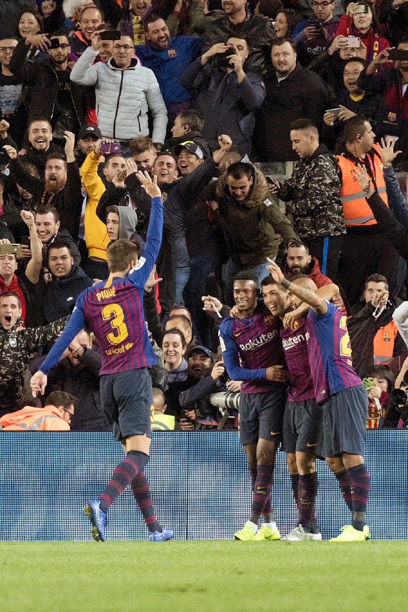 Manita del Barça contra el Levante