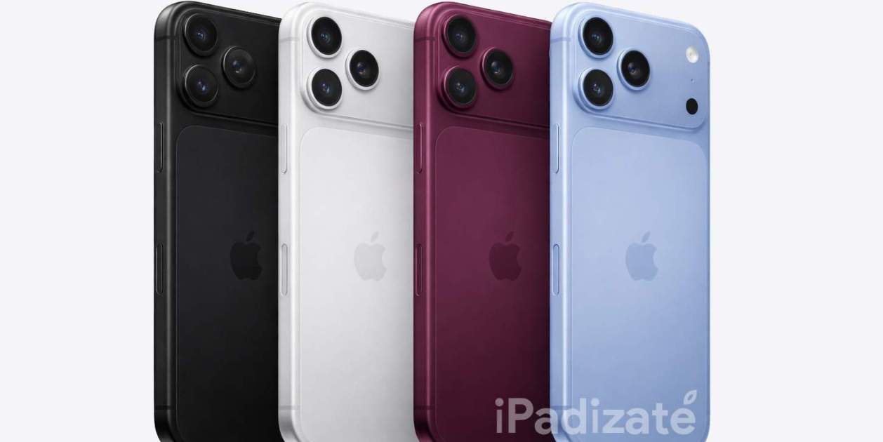 Se filtran posibles imágenes de los iPhone 18 Pro mostrando sus cuatro colores
