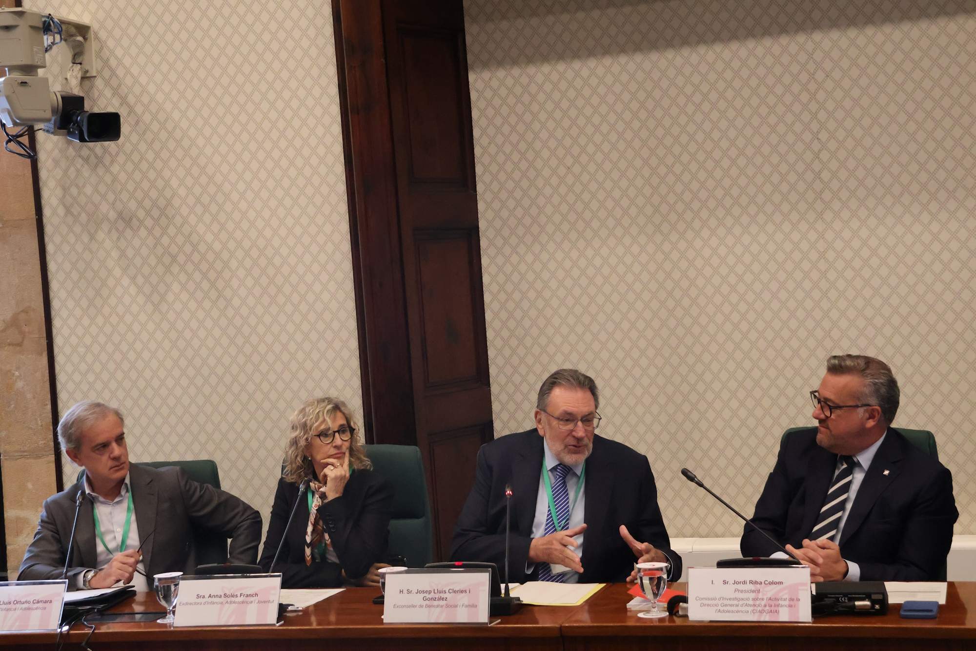 Comissió d'Investigació de la DGAIA. L'exconseller de Drets Socials, Josep Lluís Cleries