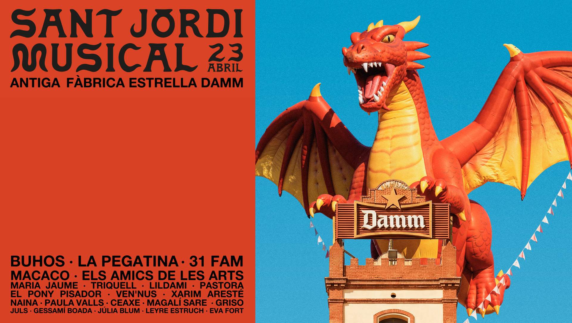 Sant Jordi Musical de Estrella Damm