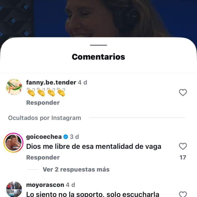 El comentari de Jessica Goicoechea al vídeo de les declaracions de Carmen Lomana   Instagram