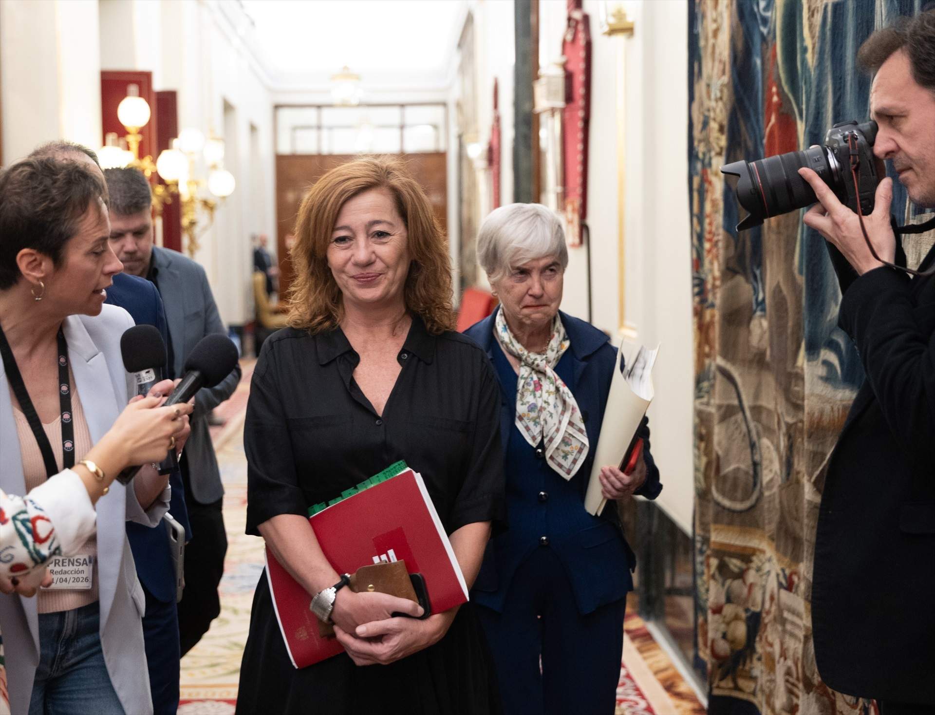 Armengol amenaza con expulsar durante un mes al diputado de Vox que se enfrentó a la mesa del Congreso