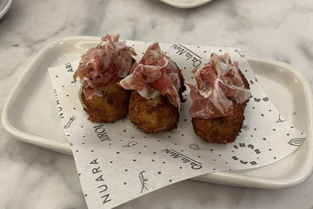 Croquetas de jamón del Bar Nuri. / Foto: Emma Porta