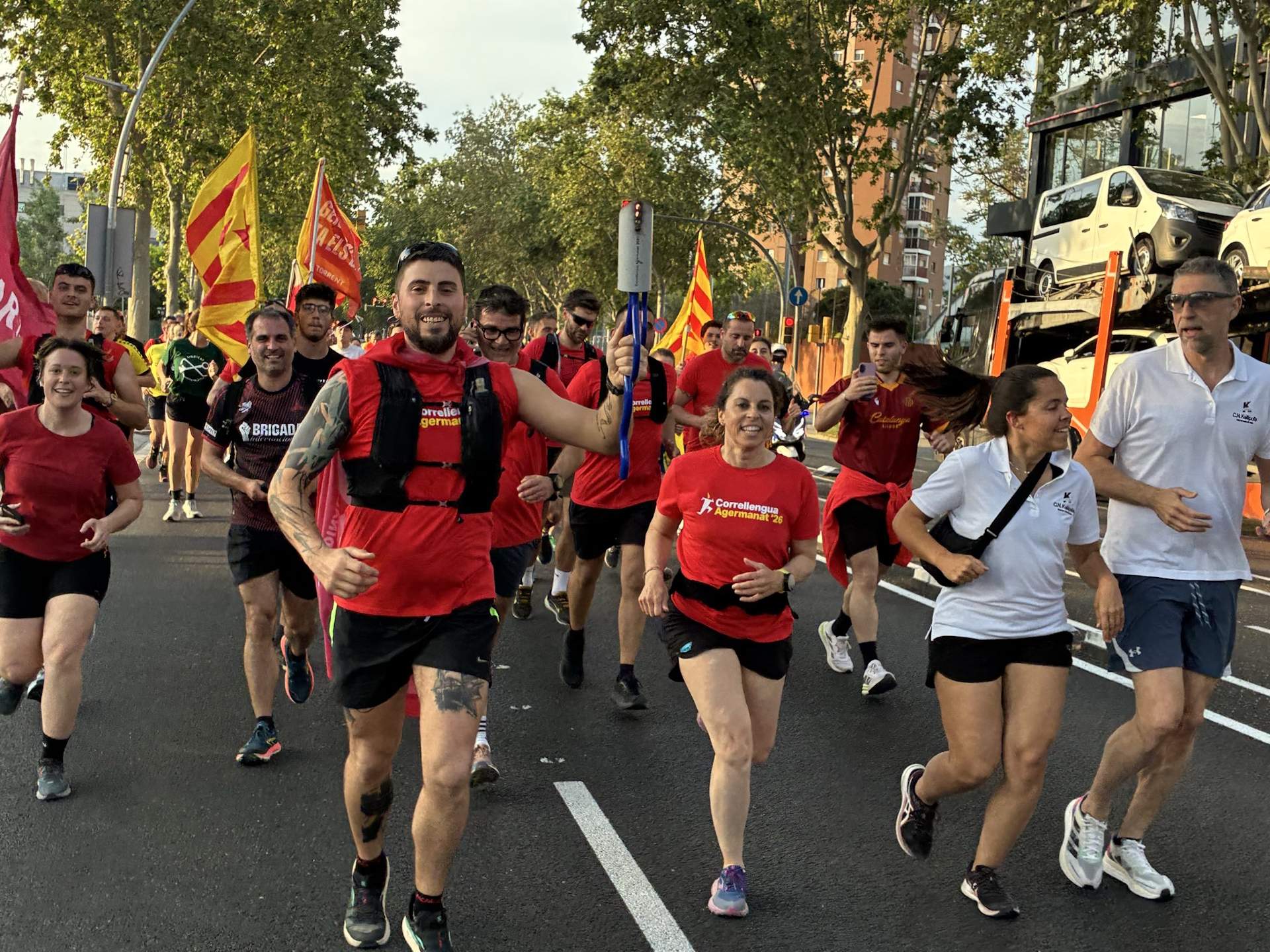 El Correllengua Agermanat llega a Barcelona con una gran fiesta por la lengua