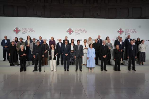 Los distinguidos con la Cruz de Sant Jordi 2026 / ACN