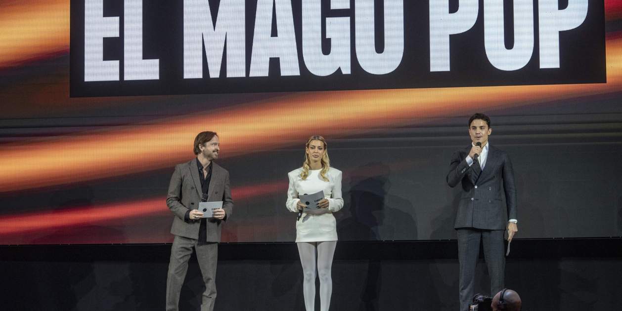 Jessica Goicoechea fent de presentadora en un esdeveniment d'El Mago Pop el passat mes de desembre / Europa Press