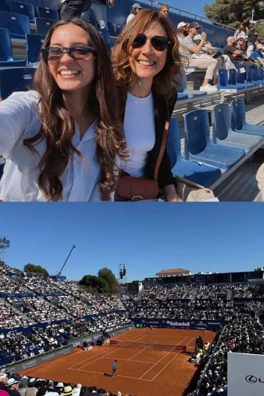 La Júlia Peguera i l'Helena Garcia Melero al Barcelona Open Banc Sabadell IG
