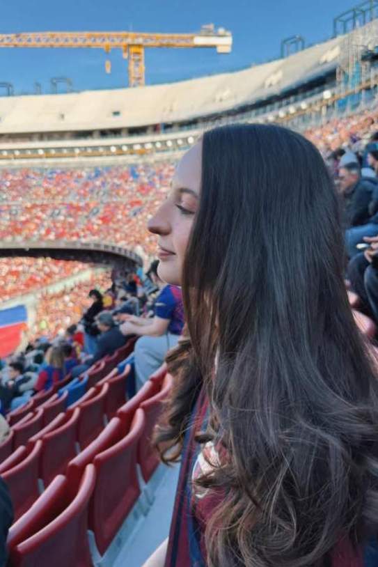 La Júlia Peguera al Camp Nou IG