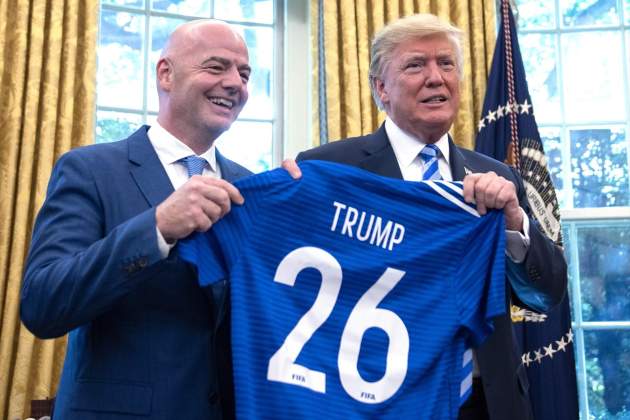 Giani Infantino, president de la FIFA, amb Donald Trump (Europa Press) Giani Infantino, president de la FIFA, amb Donald Trump (Europa Press)