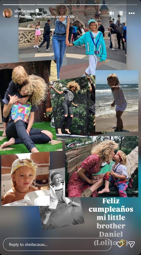 Sheila Casas felicitant en Daniel / Instagram