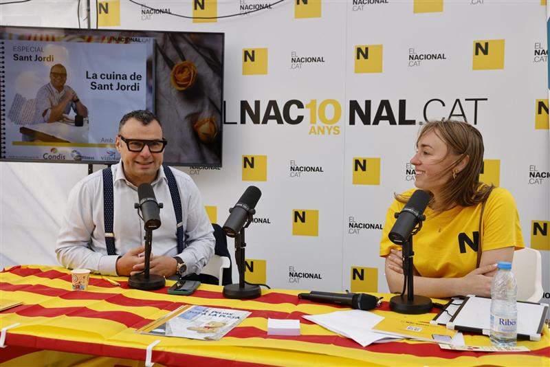 Jordi Àvila a la paradeta d'El Nacional / Carlos Baglietto 