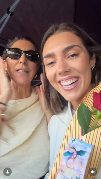 La reacción de Paz Padilla a la sorpresa de su hija / Instagram 