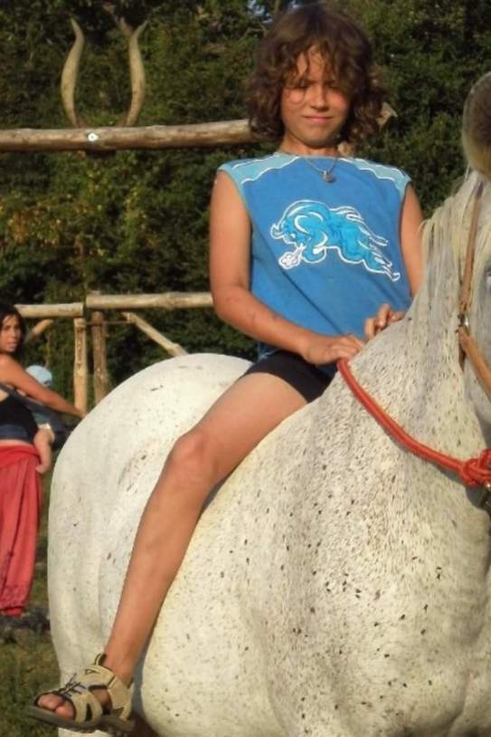 Aron Piper durante su infancia en Catalunya / Instagram