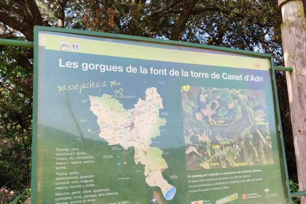 Imagen del mapa de las Gorgues / Wikiloc