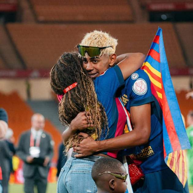 Lamine Yamal con su madre, Sheila Ebana / Instagram