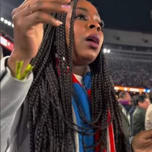 Sheila Ebana reaccionant al gol de Lamine Yamal   Instagram (1)