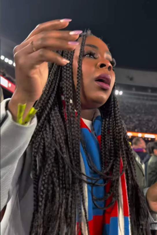 Sheila Ebana reacción al gol de Lamine Yamal   Instagram