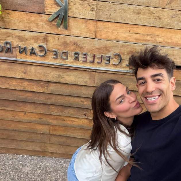 Laura Escanes y Joan Verdú en el restaurante 'El Celler de Can Roca' / Instagram
