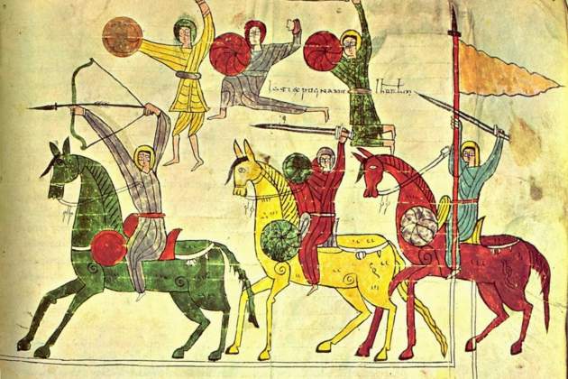 Representació de l'estament sociològic militar. Font: Beat d'Urgell.