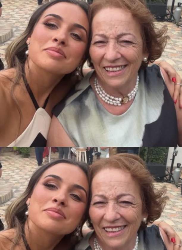 Aurora Páez con su abuela / Instagram