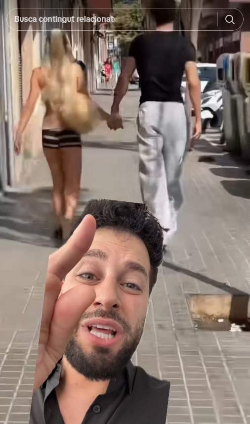 Bad Gyal i el seu nòvio passejant per Barcelona / TikTok