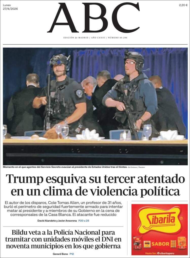 'ABC', 27 d'abril de 2026