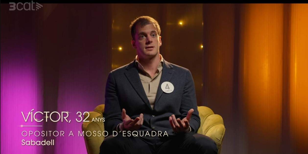 Víctor, concursant de 'La gran cita' / 3Cat 