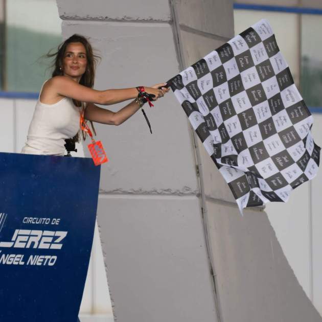 Maria Pombo en el circuito de Jerez / Instagram