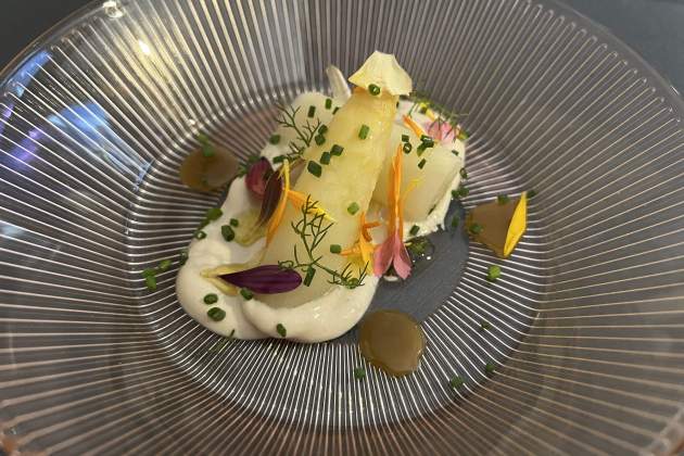 Espárrago del restaurante Las Corts. / Foto: Rosa Molinero Trias