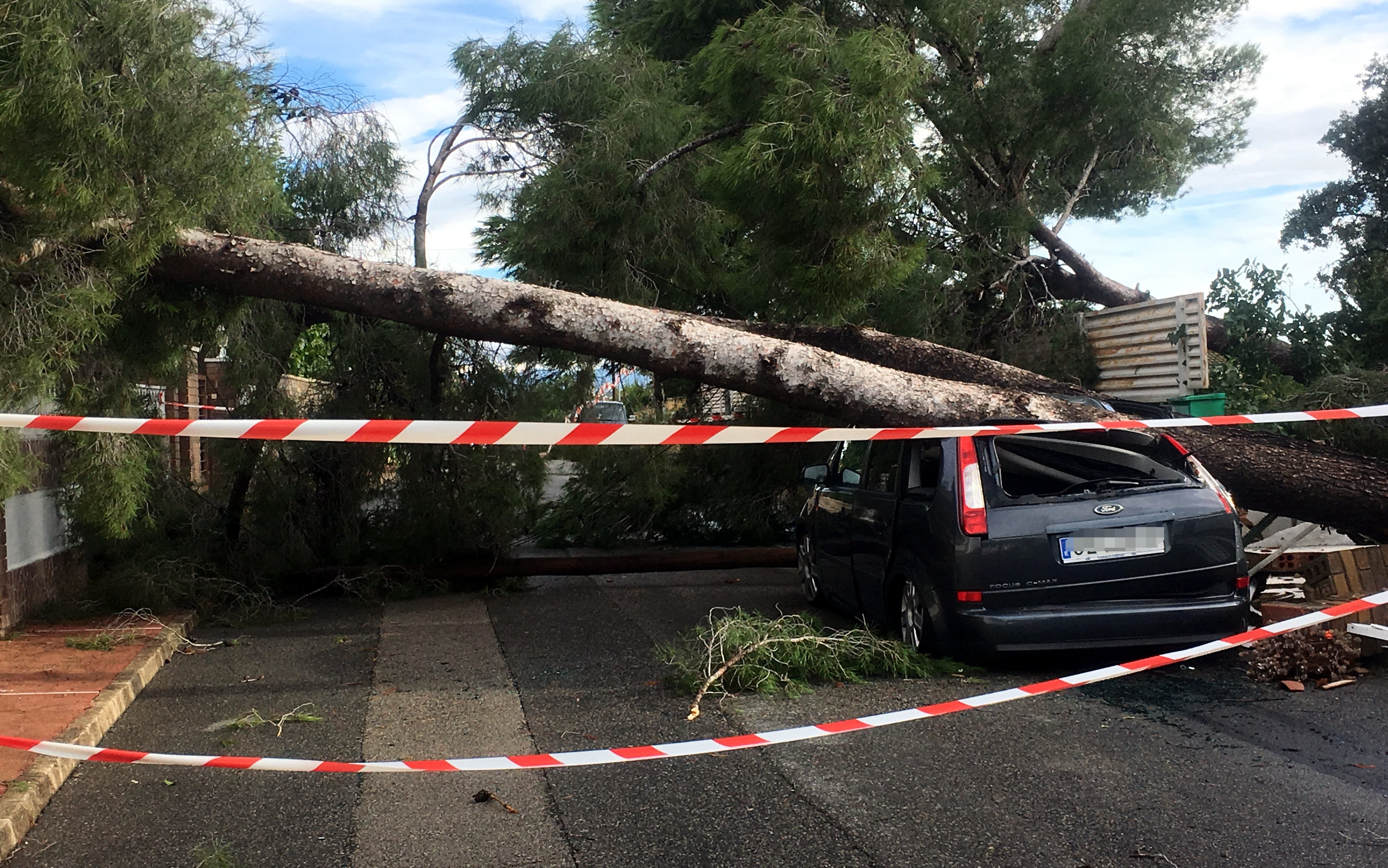 Activada l'alerta per vent amb ratxes de més de 100 km/h