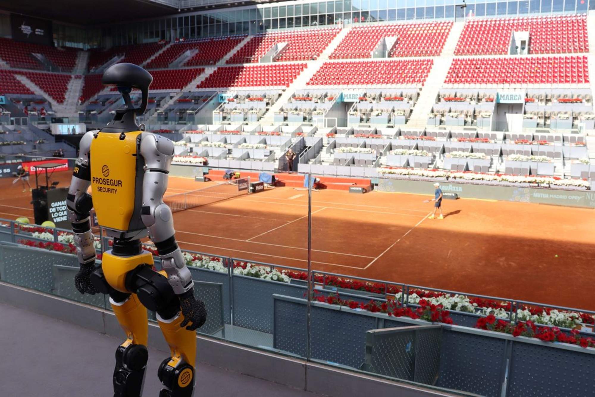 Prosegur Security desplega prop de 300 professionals i solucions de robòtica en el Mutua Madrid Open 2026