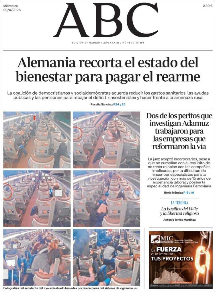 'ABC', 29 d'abril de 2026