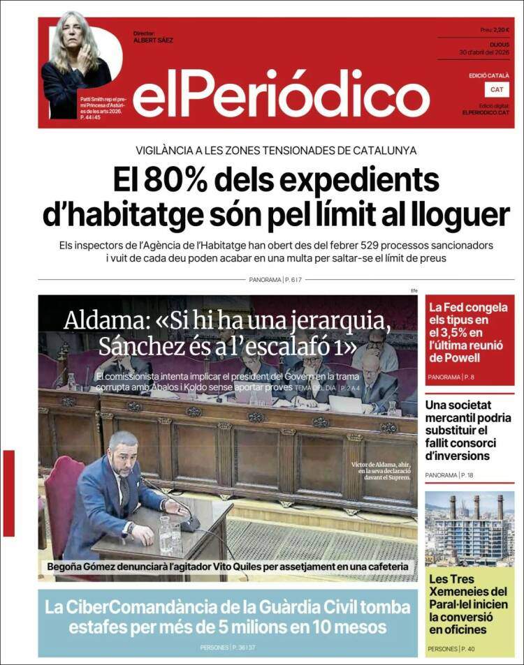 'El Periódico', 30 d'abril de 2026